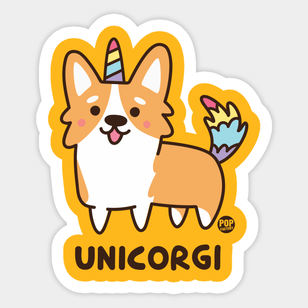 UNICORGI Sticker by toddgoldmanart